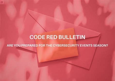 Image result for Code Red for Cybersecurity