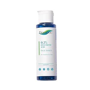 DermDoc 0.5% Pure Hyaluronic Acid Face Toner, 100 ml | pH 6-7 ...