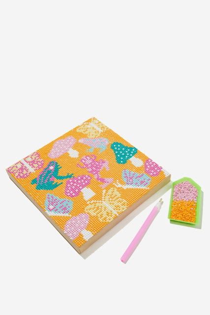 DIY Gem Art Kit 20 X 20 - Frogs And Icons