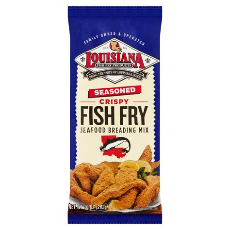 Louisiana Fish Fry Products Seasoned Crispy Fish Fry Seafood Breading ...