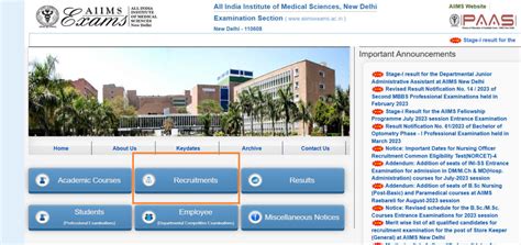 AIIMS Delhi Recruitment 2023, Exam Date Out, Admit Card