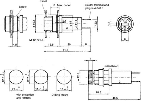 3101.0025 Schurter | Schurter 16A Panel Mount Fuse Holder for 5 x 20mm ...