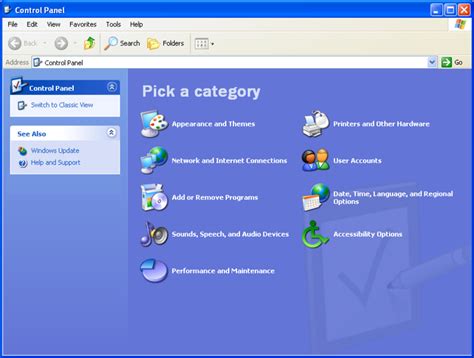 Image result for Windows XP Control Panel