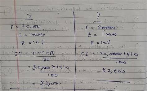 x and y have capitals of rupees 30000 and 20000 respectively as on 1st ...