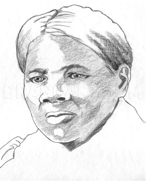 Harriet Tubman Coloring History Month Drawing Sheet Underground ...