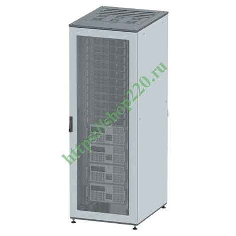 Напольный шкаф DKC IT-STI 42U 600х800 две перфорированые двери серый ...