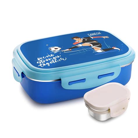 Buy Ganesh Stainless Steel Polo Insulated Lunch Box Container with ...