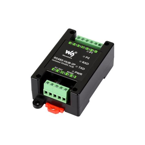 Industrial-grade Isolated 2-Ch RS485 Hub, Expands 2-ch RS485 Sub Ports ...