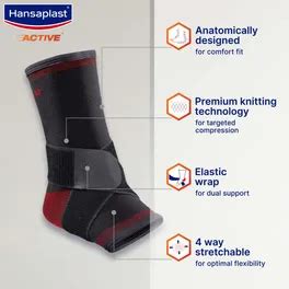 Buy Hansaplast Active Ankle Binder Support OSFM (One Size Fits Most), 1 ...