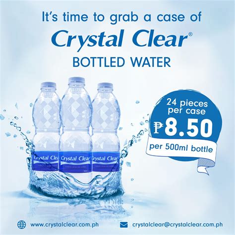Crystal Clear Bottled Water 500ml x 24pcs | Lazada PH