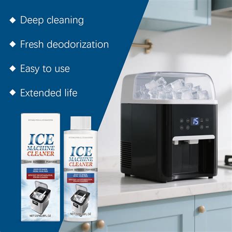 Ziynglg Efficient Ice Maker Cleaner and Descaler for All Ice Machines ...