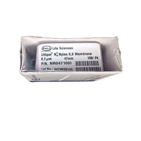 PALL Life Sciences Nylon Membrane Filter 0.2 μm, 47 mm 100 pcs packing ...