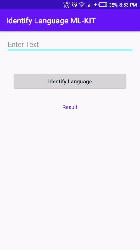 Image result for Android Text Language Identification