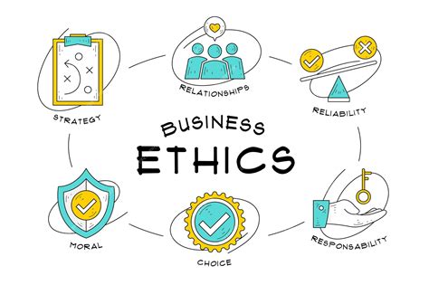 Premium Vector | Hand drawn business ethics