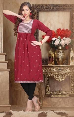 Cygnus Mohini Running Wear Cotton Kurti Collection :textileexport