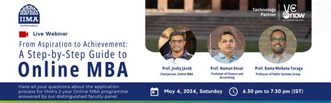 From Aspiration to Achievement: A Step-by-Step guide to Online MBA | IIMA