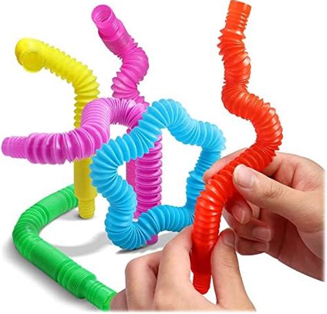 Buy Aganta Flexible Pop Tube Toys for Kids Pop it Pack of 6 Pcs Music ...