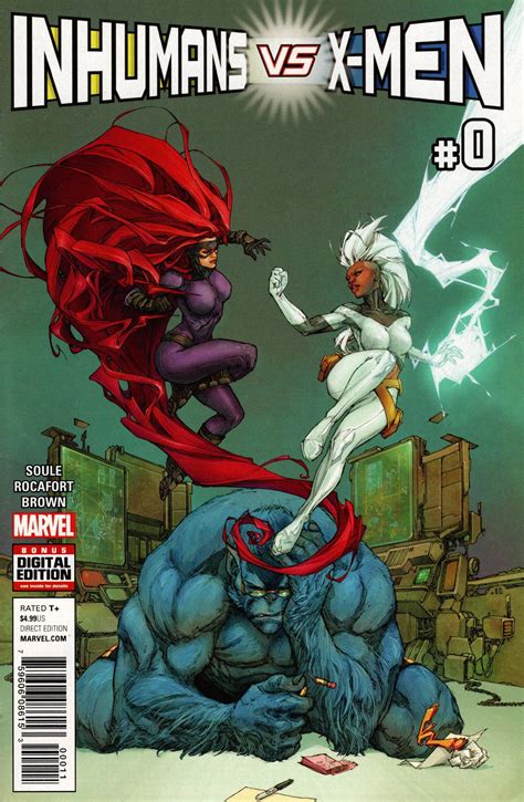 Inhumans vs X-Men #0 Cover A January 2017 Marvel Comics Grade NM ...