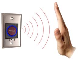 No Touch Stainless Steel Exit Push Button/Touch Free Door Release Sens