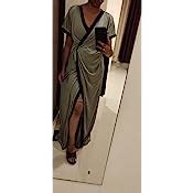 Buy AV2 Women's Satin Plain Maxi Nighty (1399CHERRYF_cherry_Free Size ...