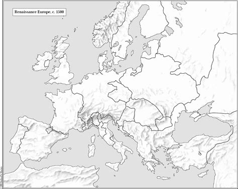 Europe Map Blank Quiz