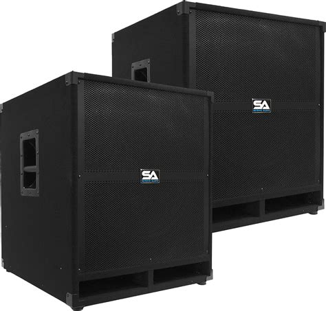 Buy Seismic Audio - Tremor-18Pair - Pair of Powered PA 18" Subwoofer ...