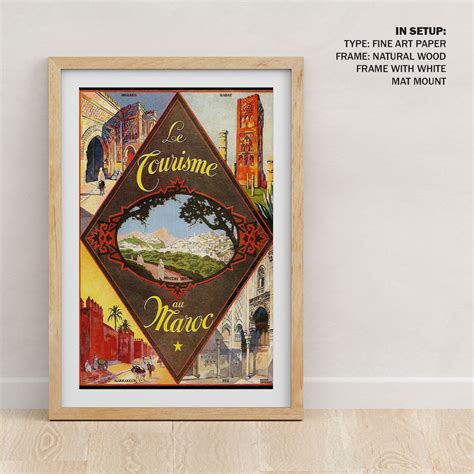 Buy Maroc Travel Poster Art & Prints Online India at Best Price ...