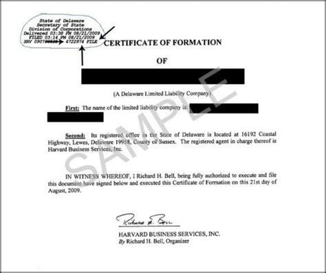 Delaware LLC Filing 的图像结果