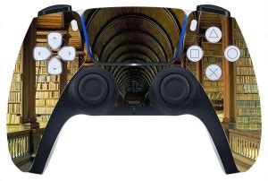 GADGETSWRAP 2005SHFL-1667 Library PS5 Controller Skin Gaming Accessory ...