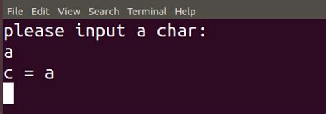 Ncursesmenu Example 的图像结果