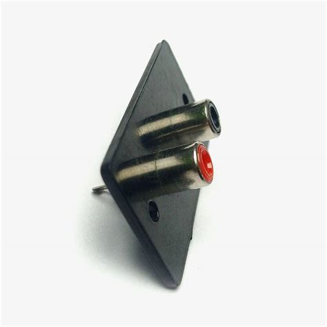 2-Way RCA Female Socket Connector - Panel mount – QuartzComponents
