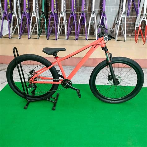 Custom Build MTB Stunt Bike Cycle 26" Alloy Steel Frame 14"Down Frame ...