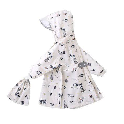 Edvintorg Rain Coats for Kids Girls Boys Cute Printed Rainwear ...