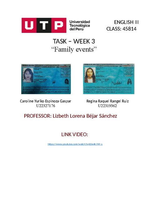 TASK-WEEK 3 - ESPERO PUEDA AYUDAR - Ingles III - youtube/watch?v=0Se4t ...