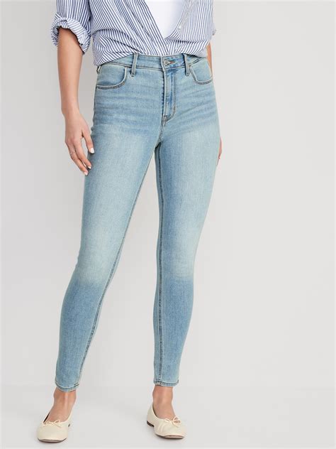 Light Blue Skinny Jeans For Women