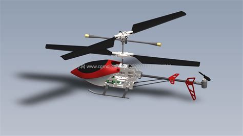 遥控直升机玩具Solidworks设计模型,飞机,运输模型,3d模型下载,3D模型网,maya模型免费下载,摩尔网