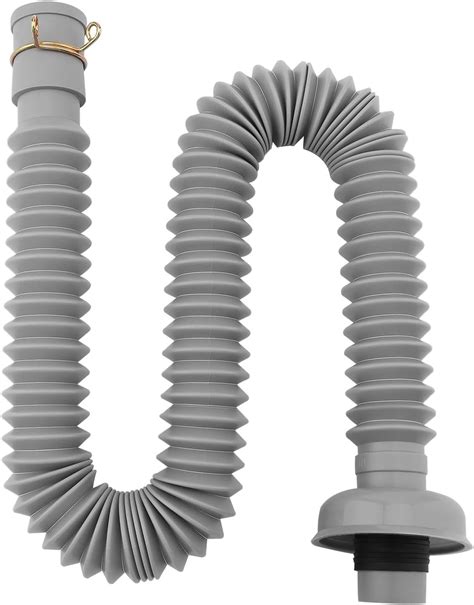 PNXKTXO 1-1/4 Inch Flexible Expandable Sink Drain Pipe S Trap Universal ...