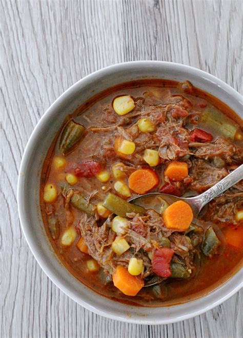 Beef Vegetable Soup | Recipe | Shredded beef recipes, Vegetable soup ...