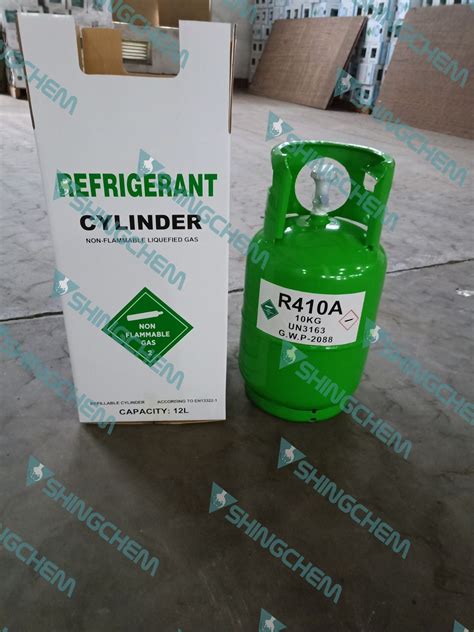 Refrigerant Gas R410A 11.3kg/25lbs Cylinders for Direct Supply ...