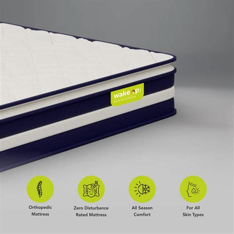 Buy Smart Tech Pillow Top Hybrid Orthopedic Memory Foam Pocket Spring ...