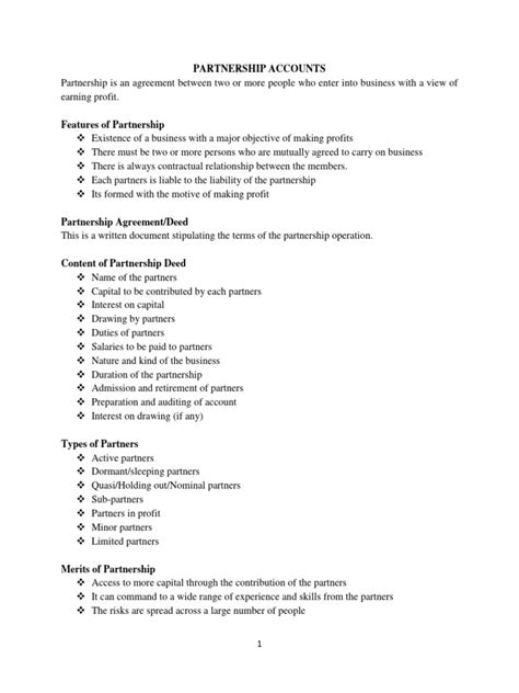 Image result for Partnership Account Format