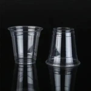 Sustainable PLA Clear Cups for Cold Drinks Juice, Bubble Tea & Ice Coffee