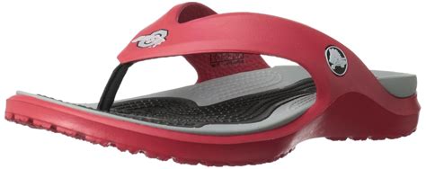 crocs Men's 15202 Modi Ohio State Flp Flip Flop,Red,7 M US : Amazon.in ...