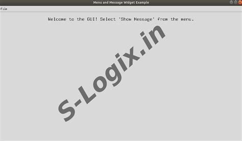 Python GUI Menu 的图像结果