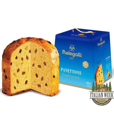 Панеттоне Tradizionale с изюмом и цукатами Melegatti, 750 г - купить с ...