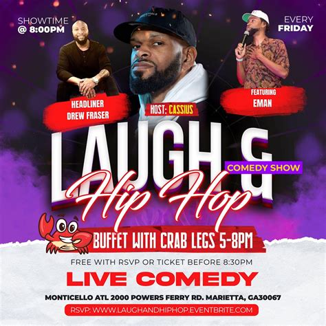 THE BLACK ATL COMEDY TOUR 2023 @ MONTICELLO, Monticello ATL, Marietta ...