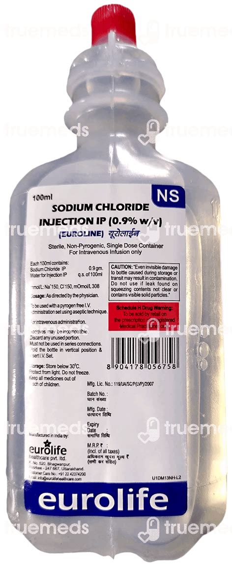 Ns 100 Ml - Uses, Side Effects, Dosage, Price | Truemeds