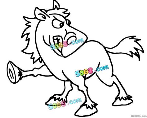 骏马简笔画 的图像结果