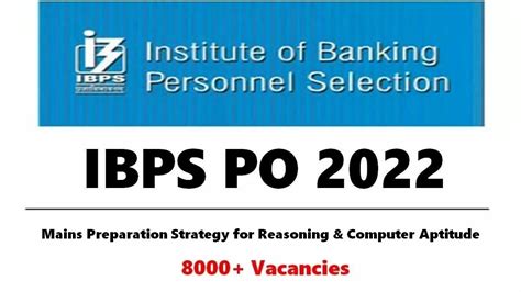 IBPS PO 2022 Mains Important Tips: Check How to Prepare for Reasoning ...