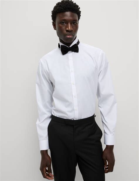 Men's Wing Collar Shirts at M&S